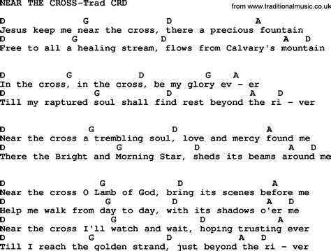 Song Of The Cross Chords .